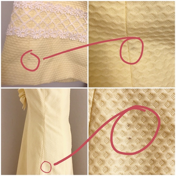 Vintage 1960s Yellow Sundress W/ Matching Jacket - Picture 8 of 8